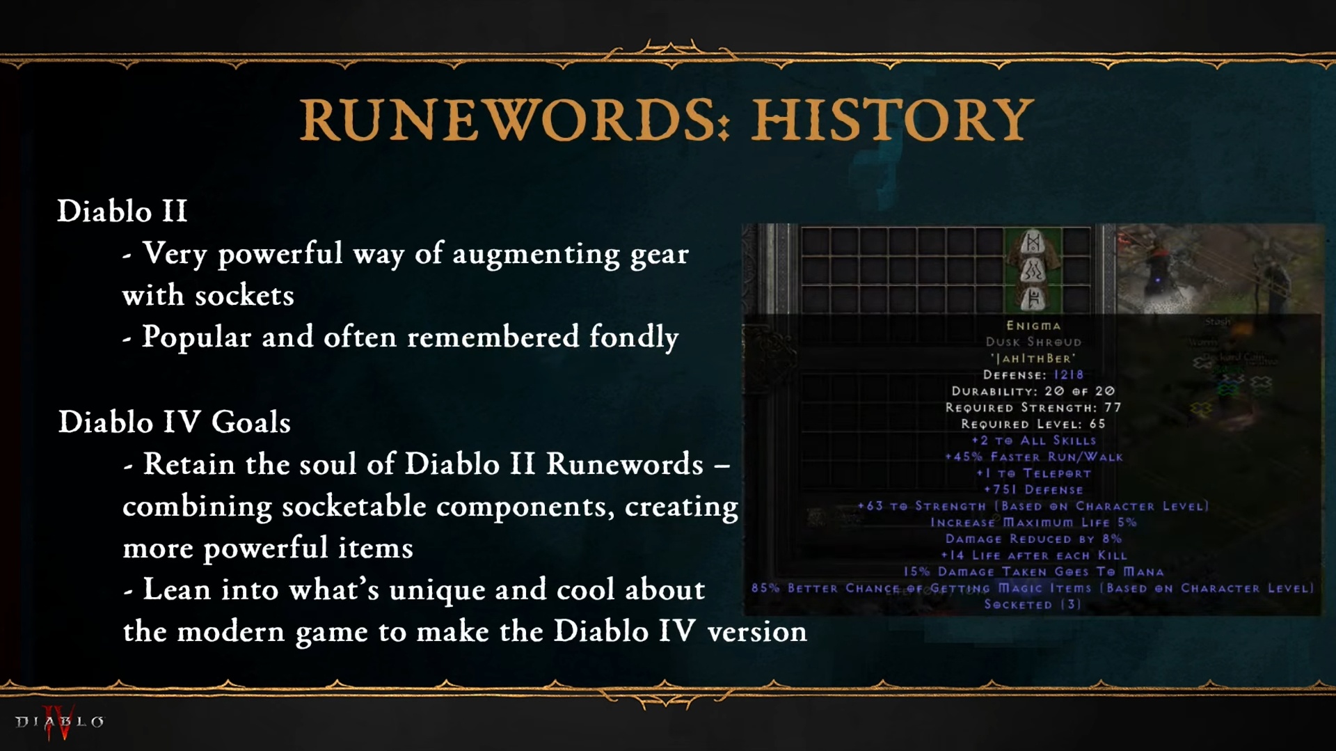 Runewords Are Coming To Diablo 4 - Vessel of Hatred Exclusive 