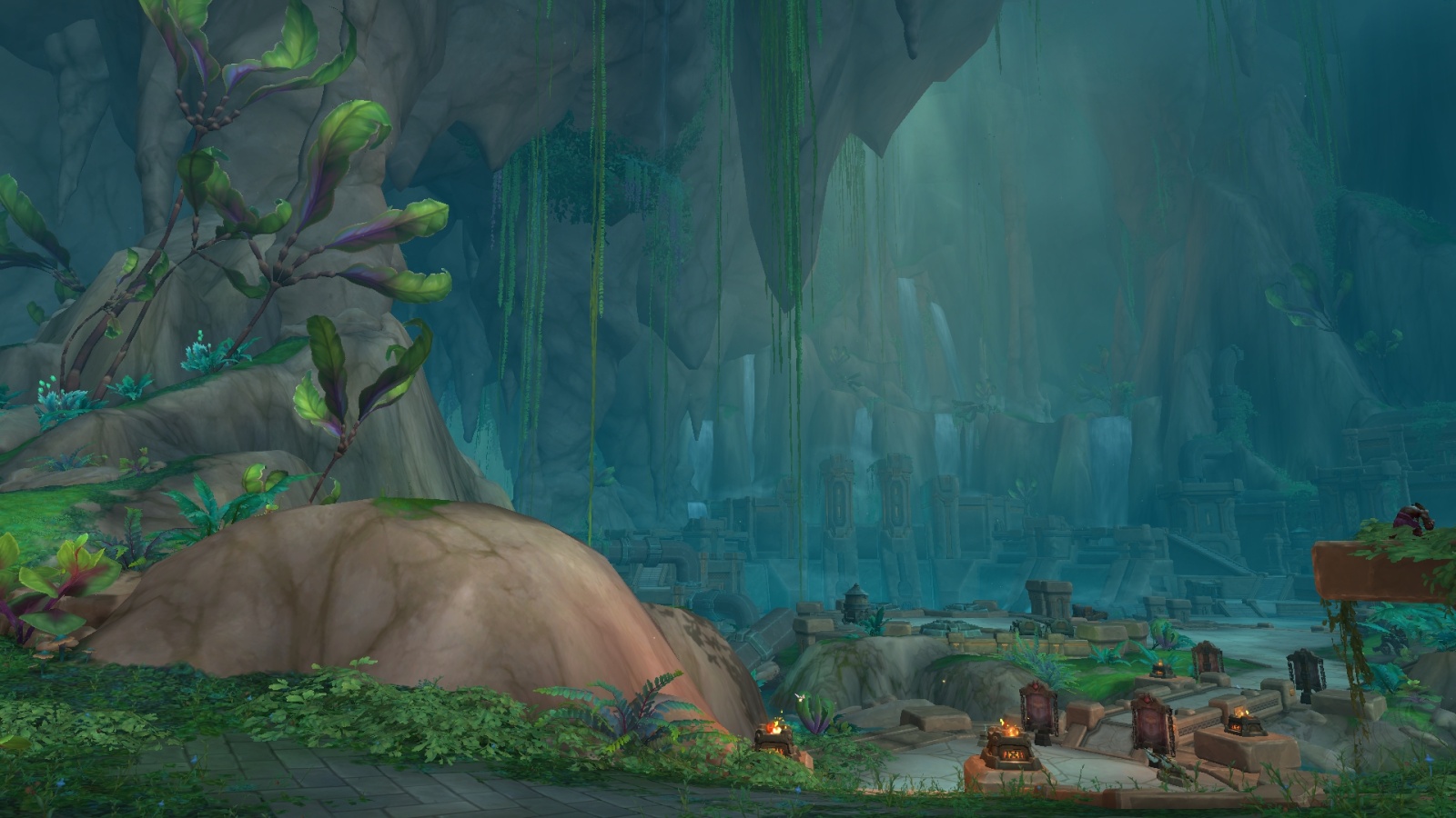 Les abîmes Retentissants Zone World of Warcraft