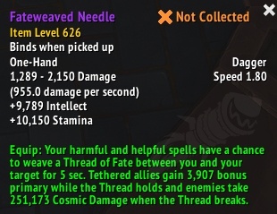 How to Obtain Fateweaved Weapons - Hotfix Updates - Wowhead News