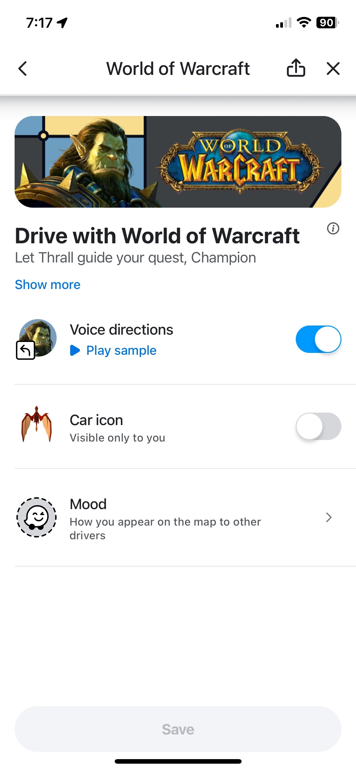 New Waze World Of Warcraft Voice Pack Let Thrall Guide Your Path To Work Wowhead News