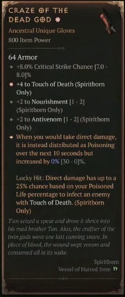 All New Spiritborn Unique Items - Diablo 4 Patch 2.0.1 and Patch 