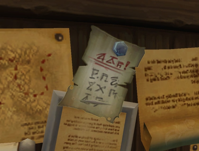 DirtCaked Ransom Note Item World of Warcraft