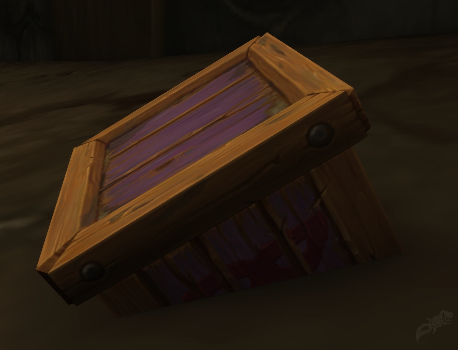 DirtCaked Celebration Crate Object World of Warcraft