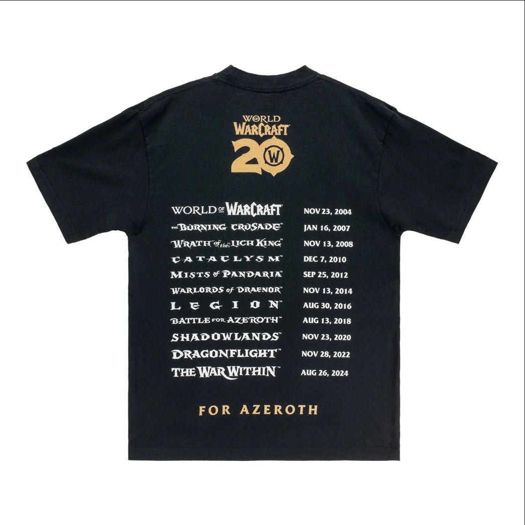 T-shirt World Of Warcraft Legion – Noir, Neuf