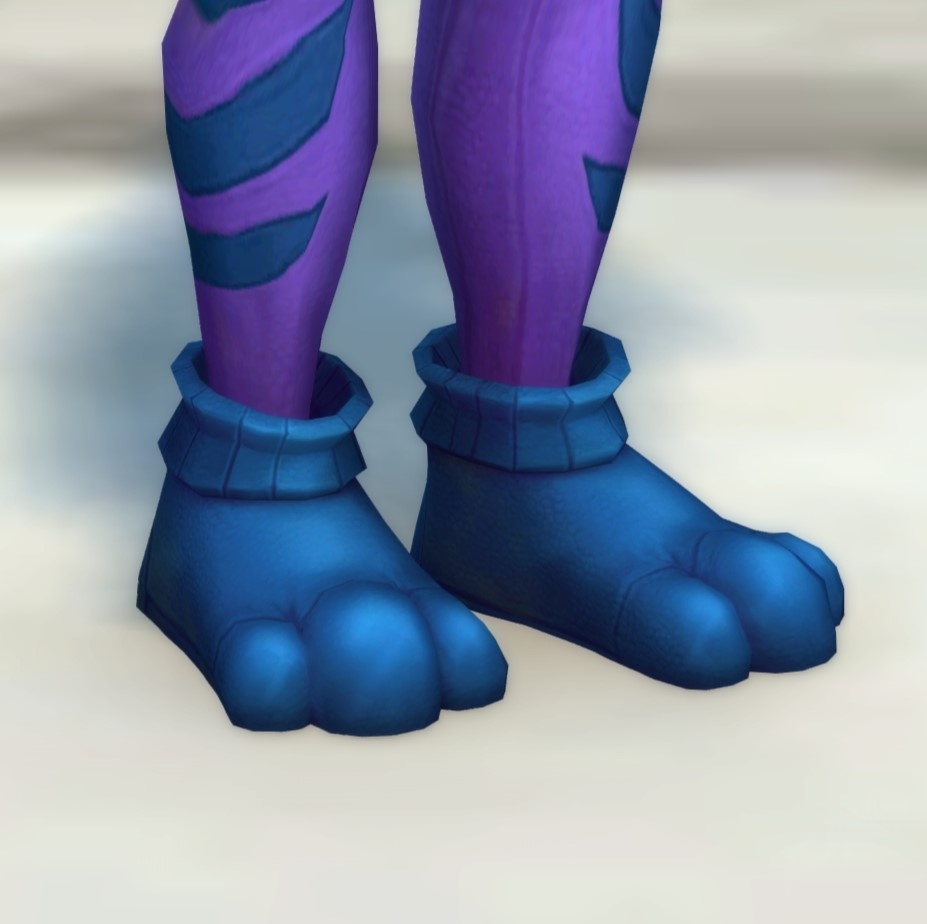Purple Snugglefin Murloc Slippers Item World Of Warcraft