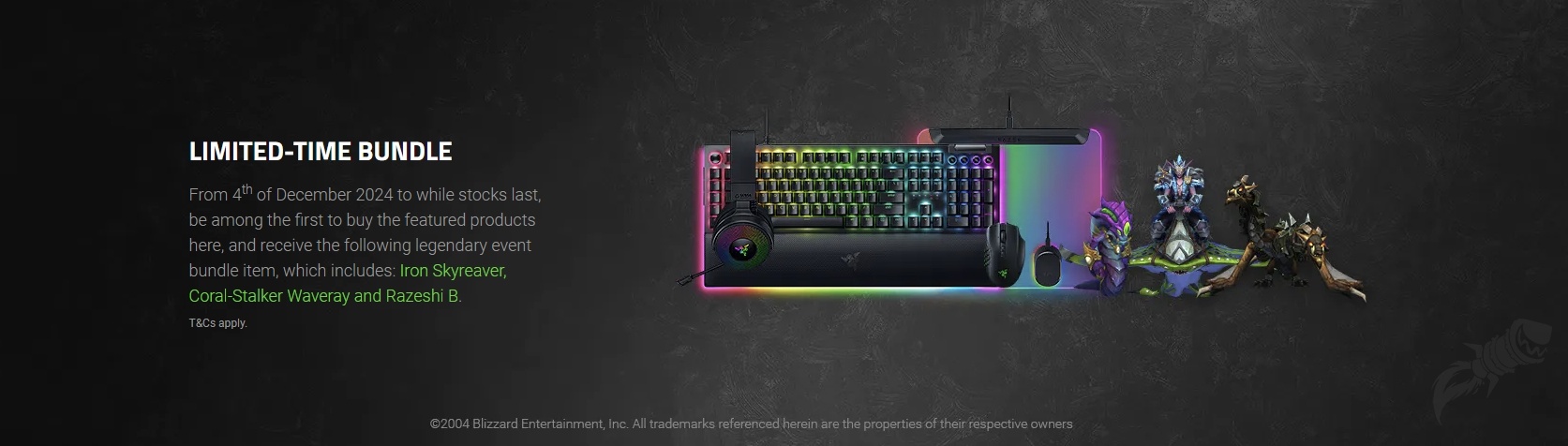WOW‼️ Razer x WoW Cross-Promotion - Buy Gaming Peripherals and Receive