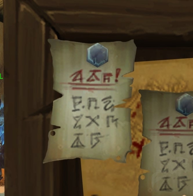 Damp Ransom Note Object World of Warcraft