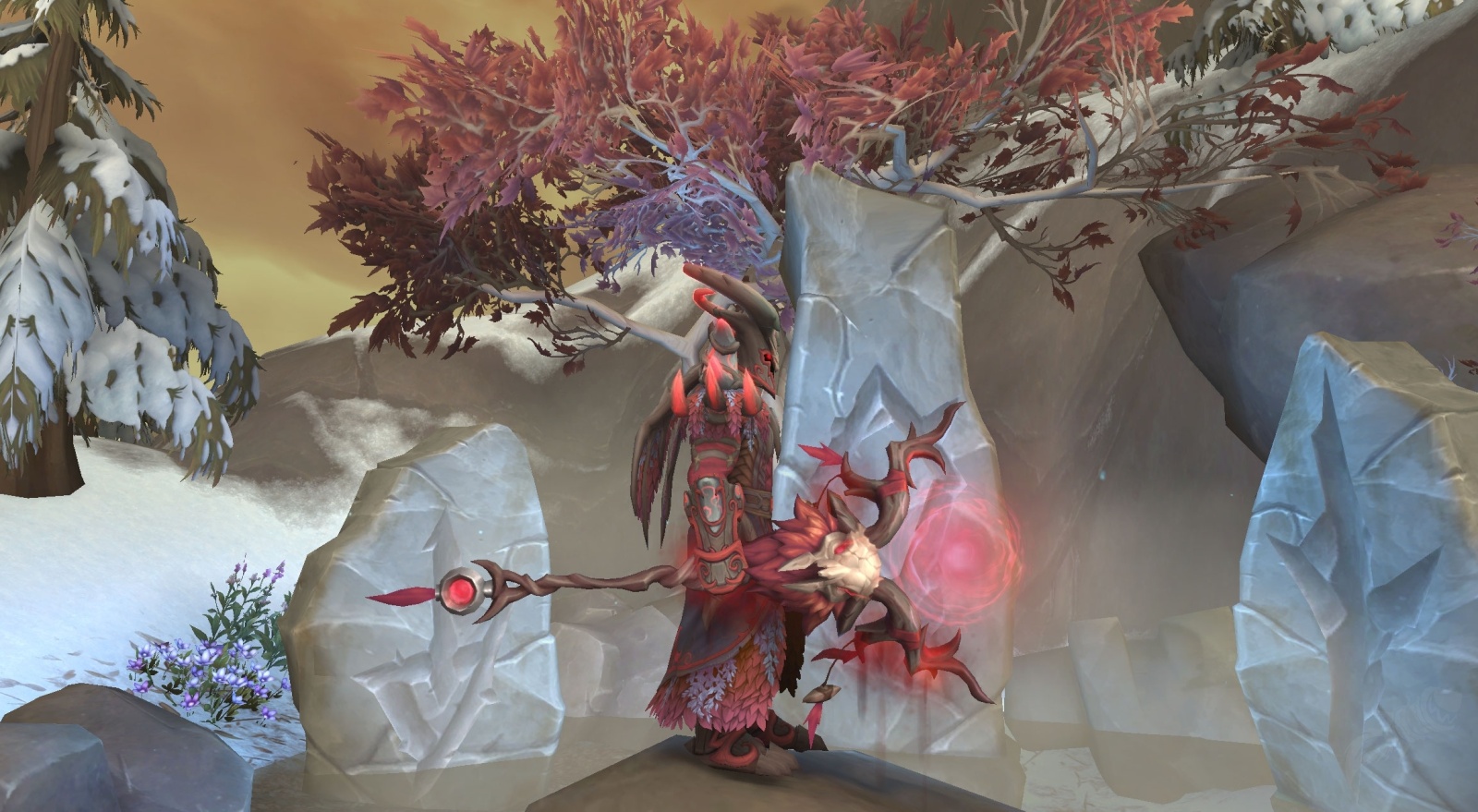 Deathwarder's Blood Stave - Item - World of Warcraft, image size:1600x879