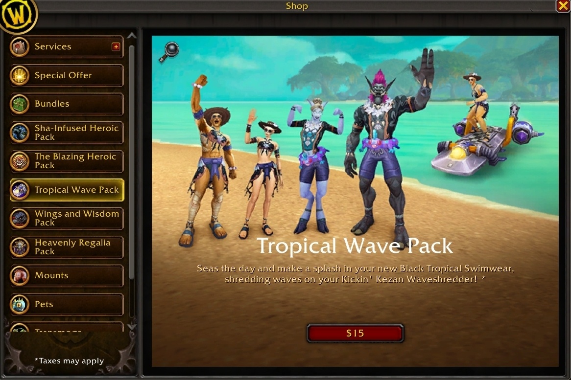 Hit the Beach with the Tropical Wave Pack - Swimwear Ensembles and