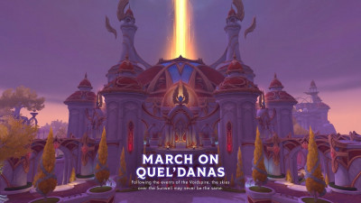 March on Quel'Danas Raid Infographic