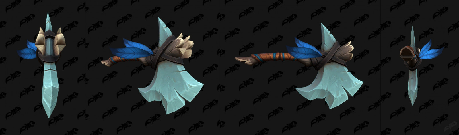 Amani 1H Axe Blue and Orange Transmog