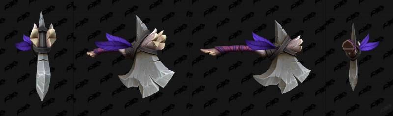Amani 1H Axe Purple Transmog