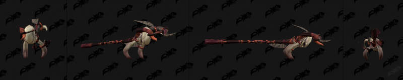 Amani Offhand Black and Orange Transmog