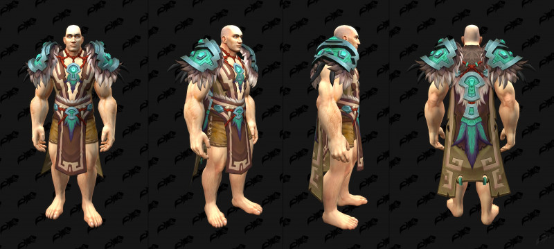 Green and Brown Zul'Aman Outdoor Armor Set