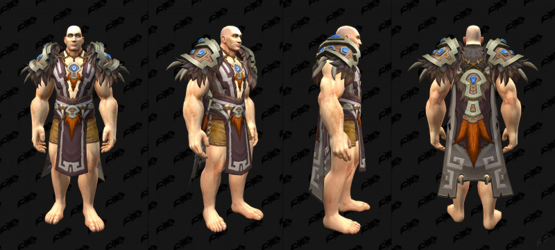 Orange and Brown Zul'Aman Outdoor Armor Set