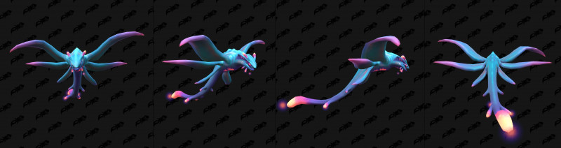 Baby Sporebat Variant Blue