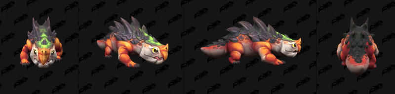 Baby Snap Lizard Variant Orange