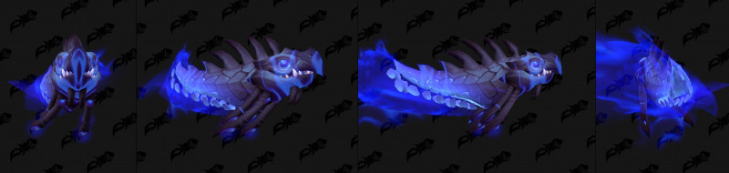 Baby Mana Wyrms Variant Dark Blue