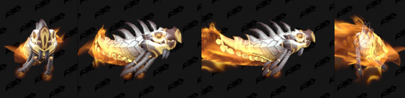 Baby Mana Wyrms Variant Orange