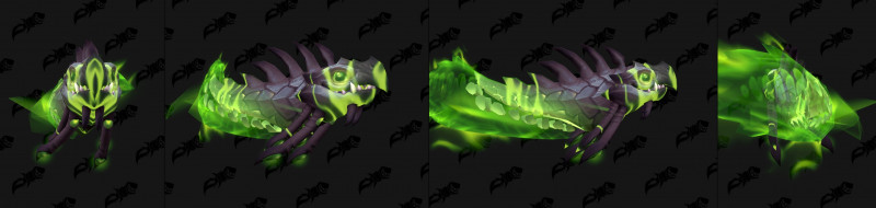 Baby Mana Wyrms Variant Green