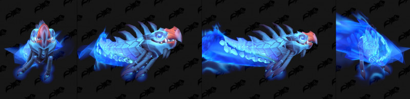 Baby Mana Wyrms Variant Blue