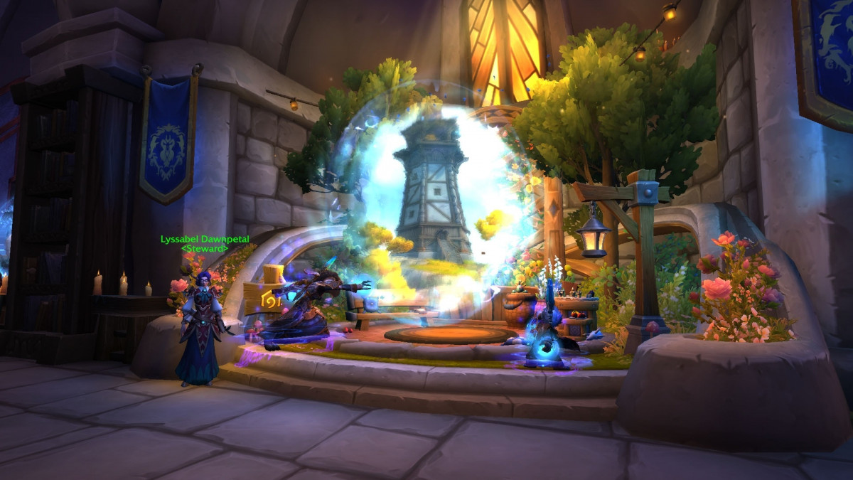 Обзор жилья для игроков в World of Warcraft Midnight 12 Портал Founder's Point