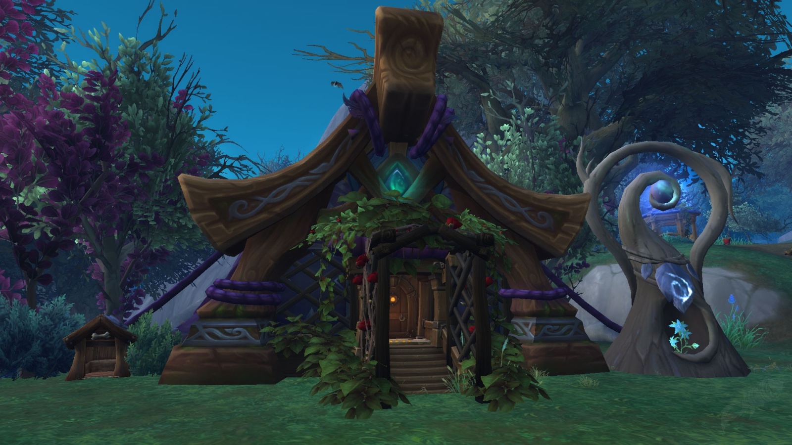 Night Elf House in Duskwood - World of Warcraft