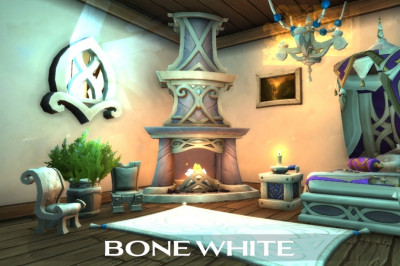 bone white housing dye