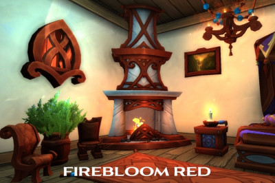 firebloom red housing dye