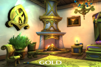 gold housing dye
