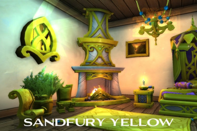 sandfury yellow housing dye