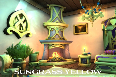 sungrass yellow housing dye