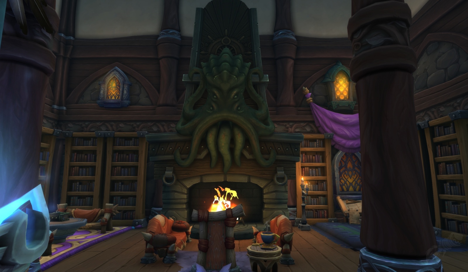 Cozy Library World of Warcraft