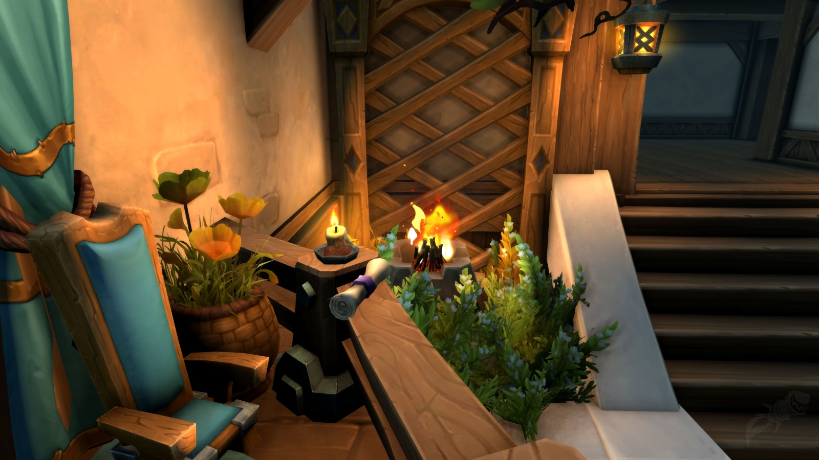 Entrance Hall into the Paladin House - World of Warcraft