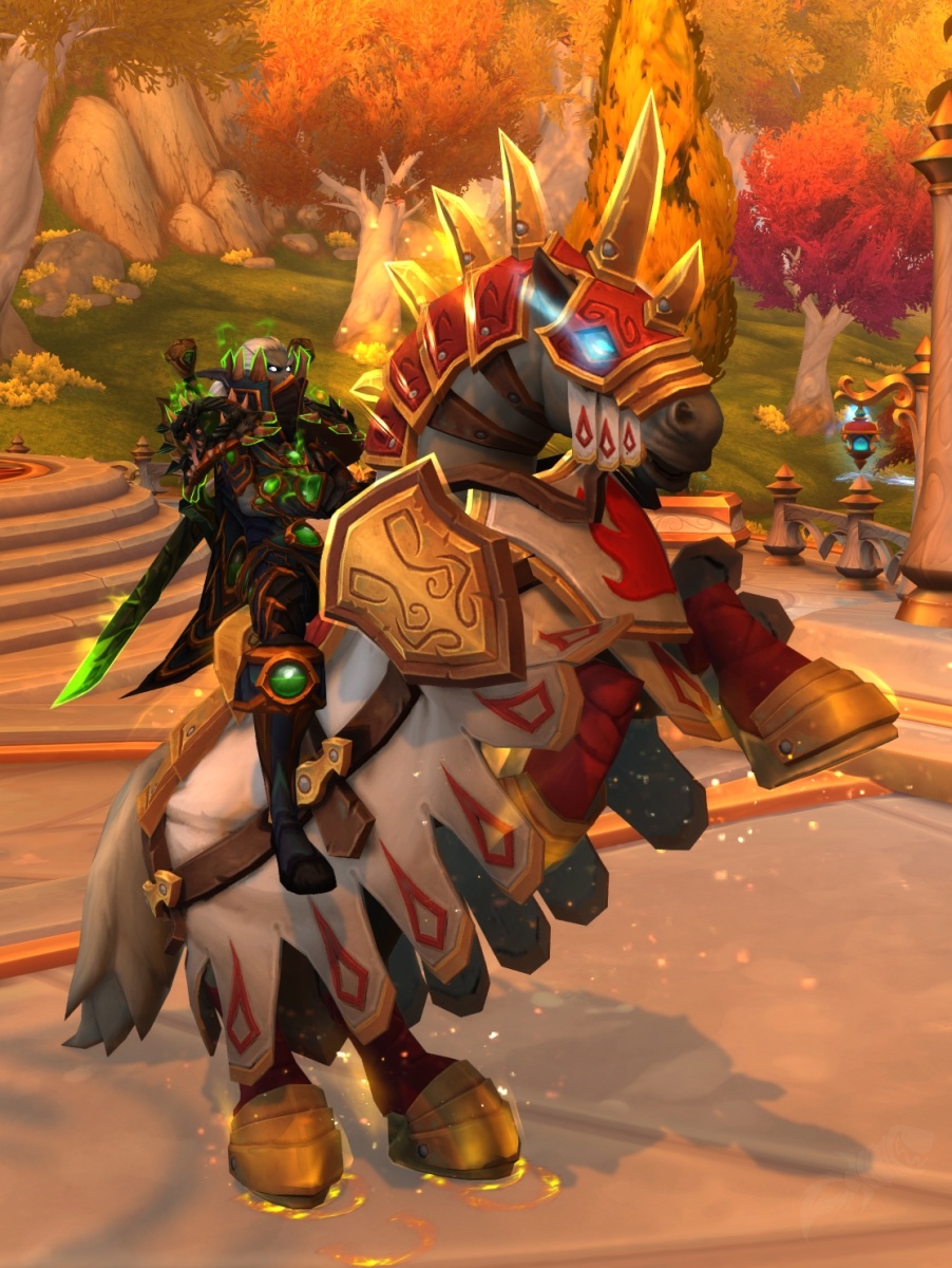 Relinquished Scarlet Charger - Spell - World of Warcraft