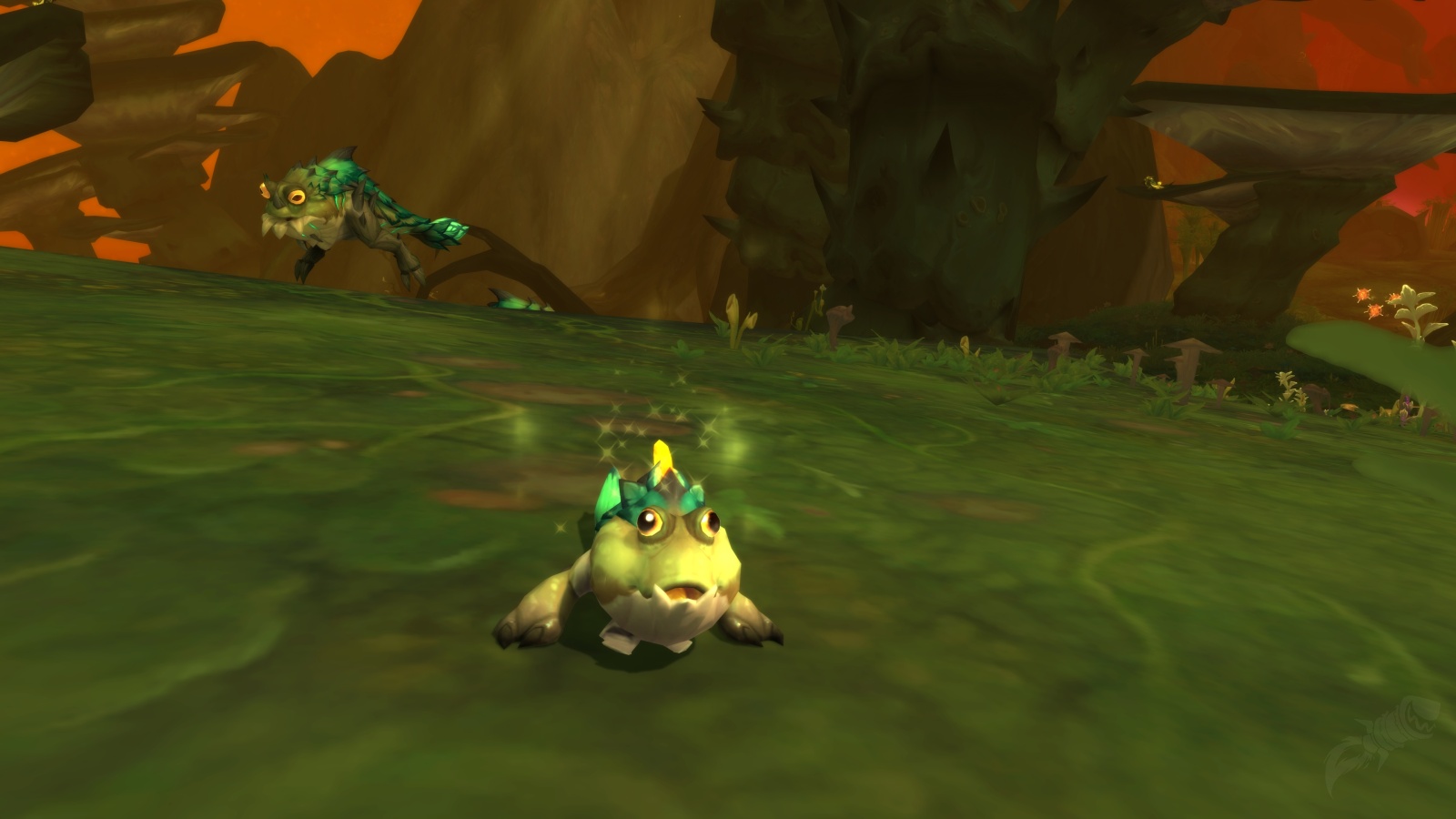 Молодые картожабы, зараженные Светоцветом