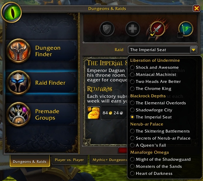 Рейд Глубины Черной Горы доступен для посещения в дни путешествий во времени в Classic