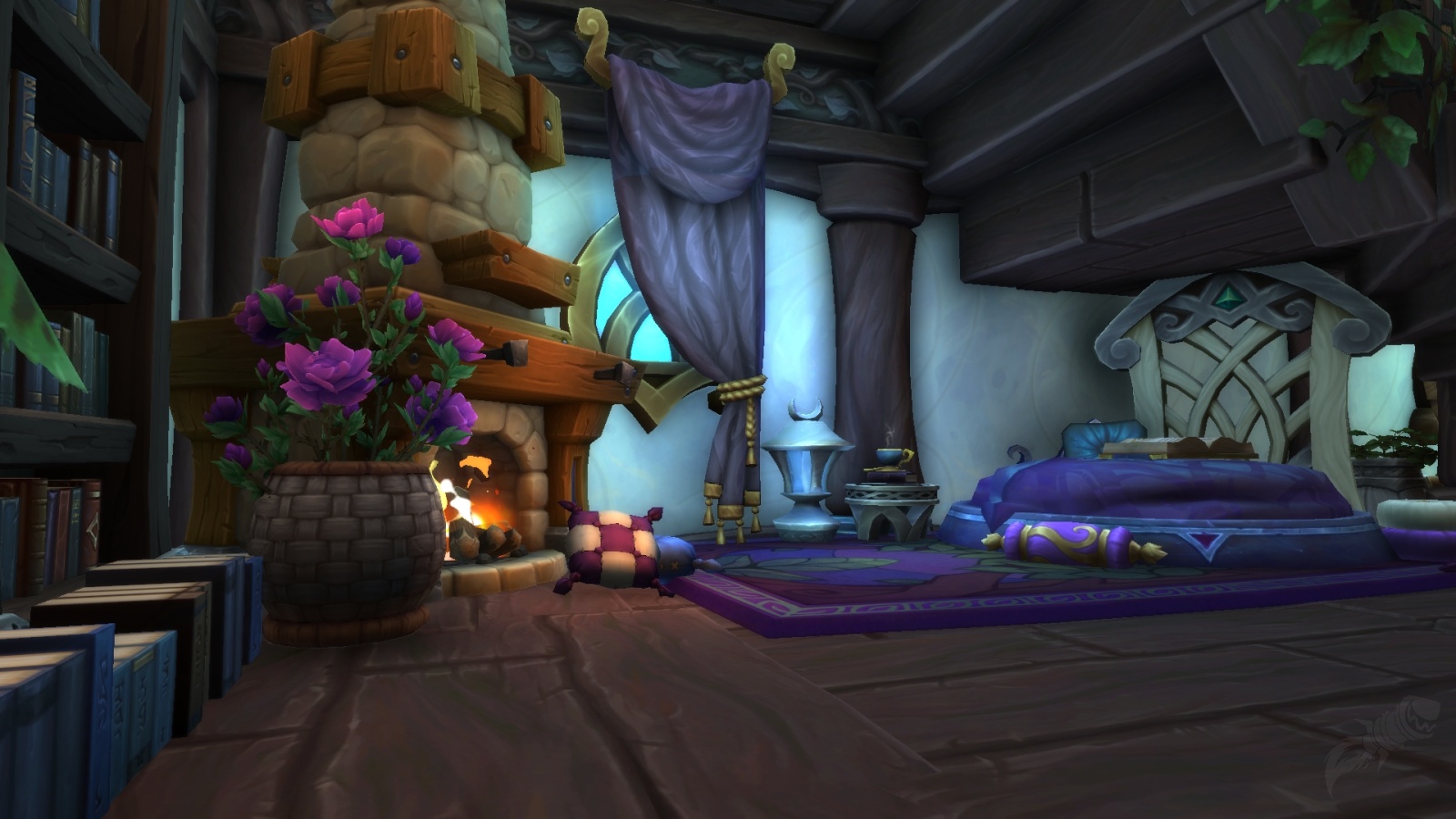 Beauty & the Beast Inspired Library World of Warcraft