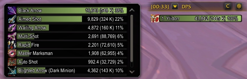 New Damage Meter Update in the Midnight Beta