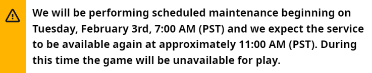 WoW Classic Maintenance