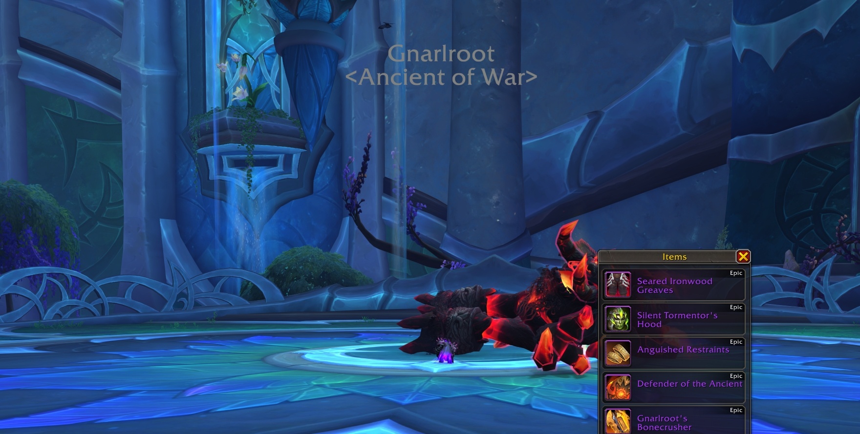 Одиночное сражение с Гнилокорнем в классическом режиме