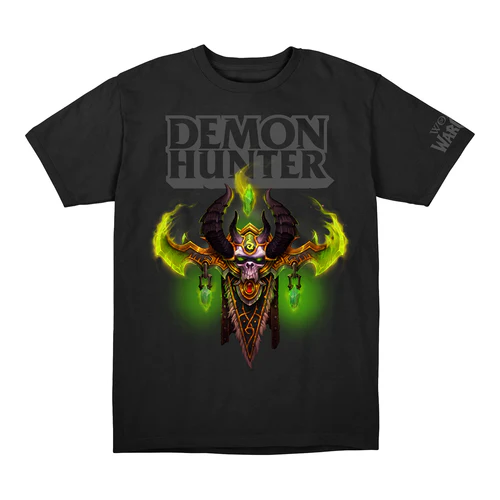 Demon Hunter Crest Blue T-Shirt