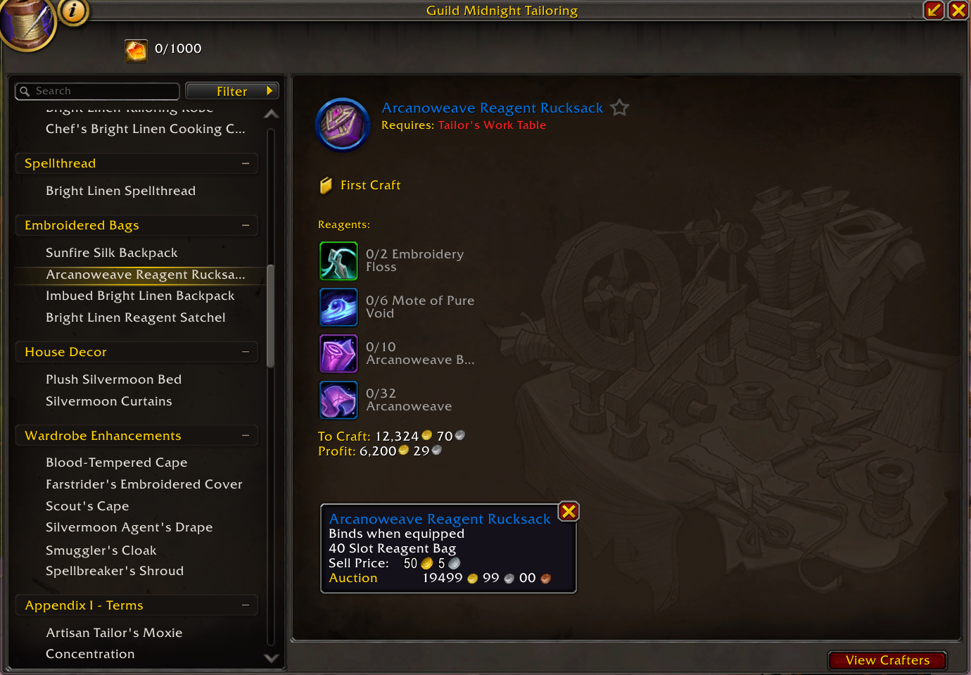 Изготовление Рюкзака для реагентов из тайной ткани