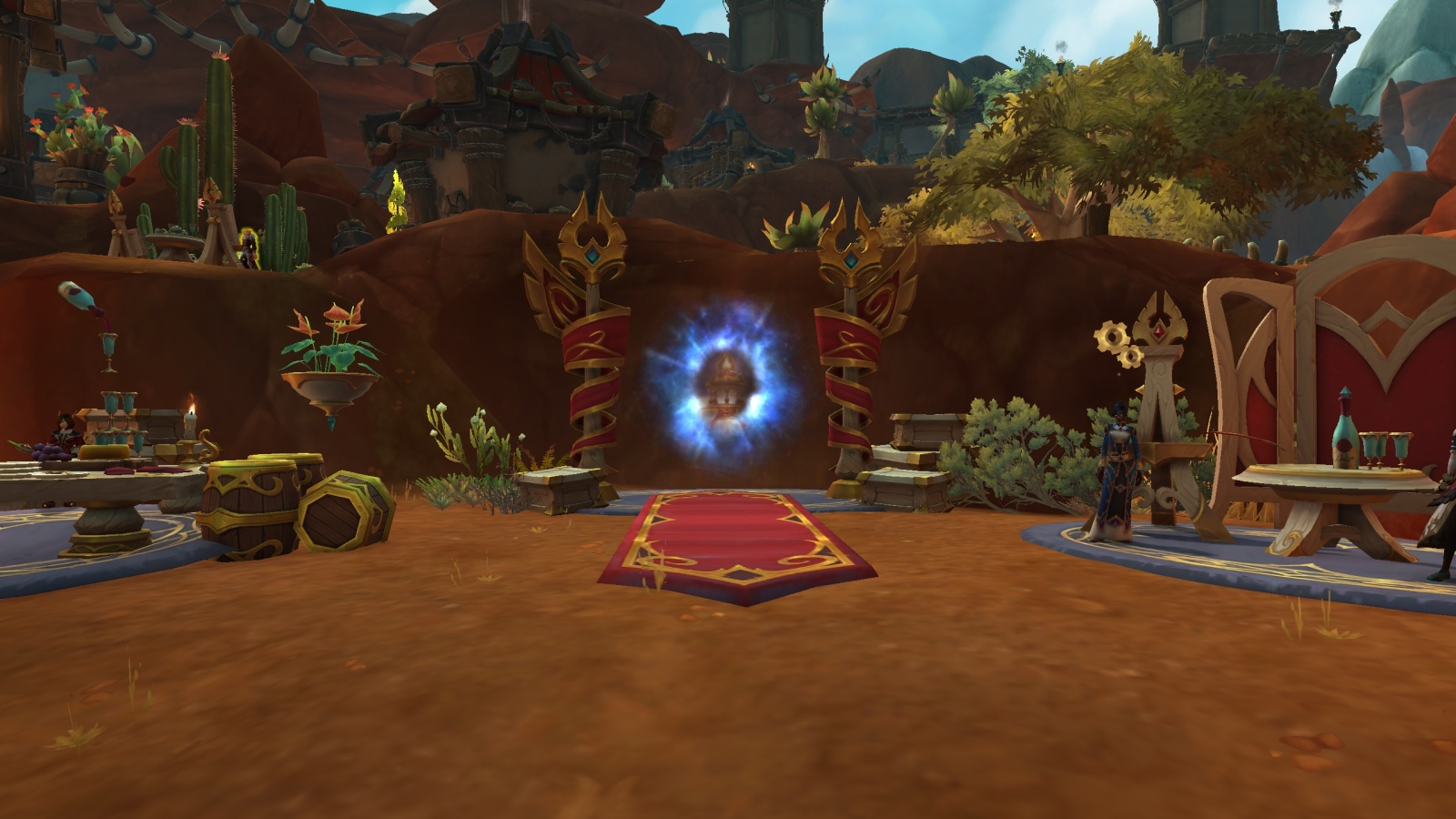 Portal to Silvermoon City from Horde Neighborhood