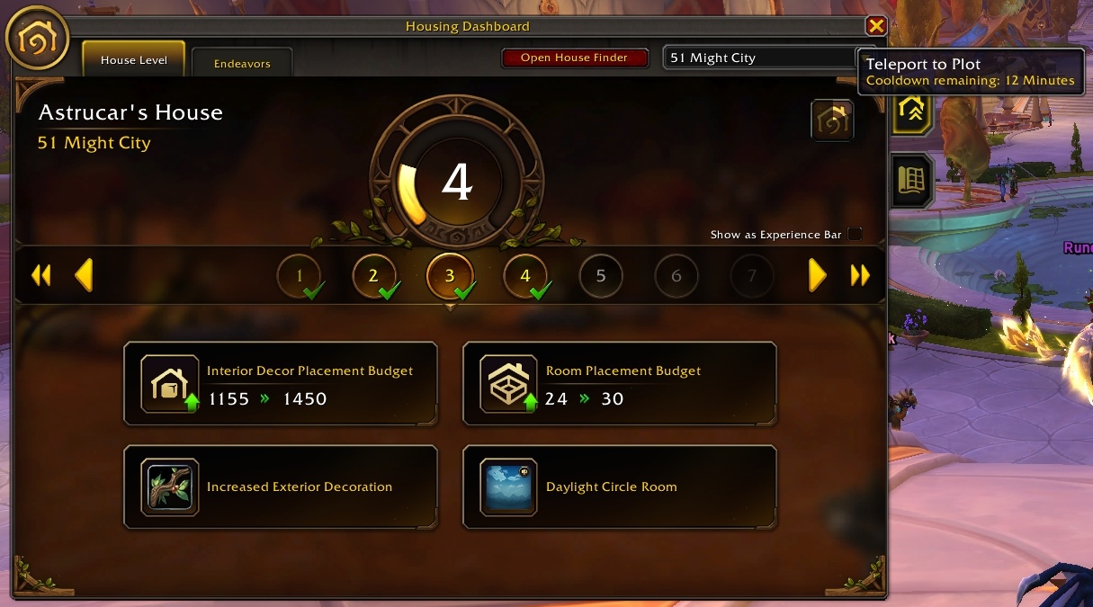 Teleport to Housing Neigborhood