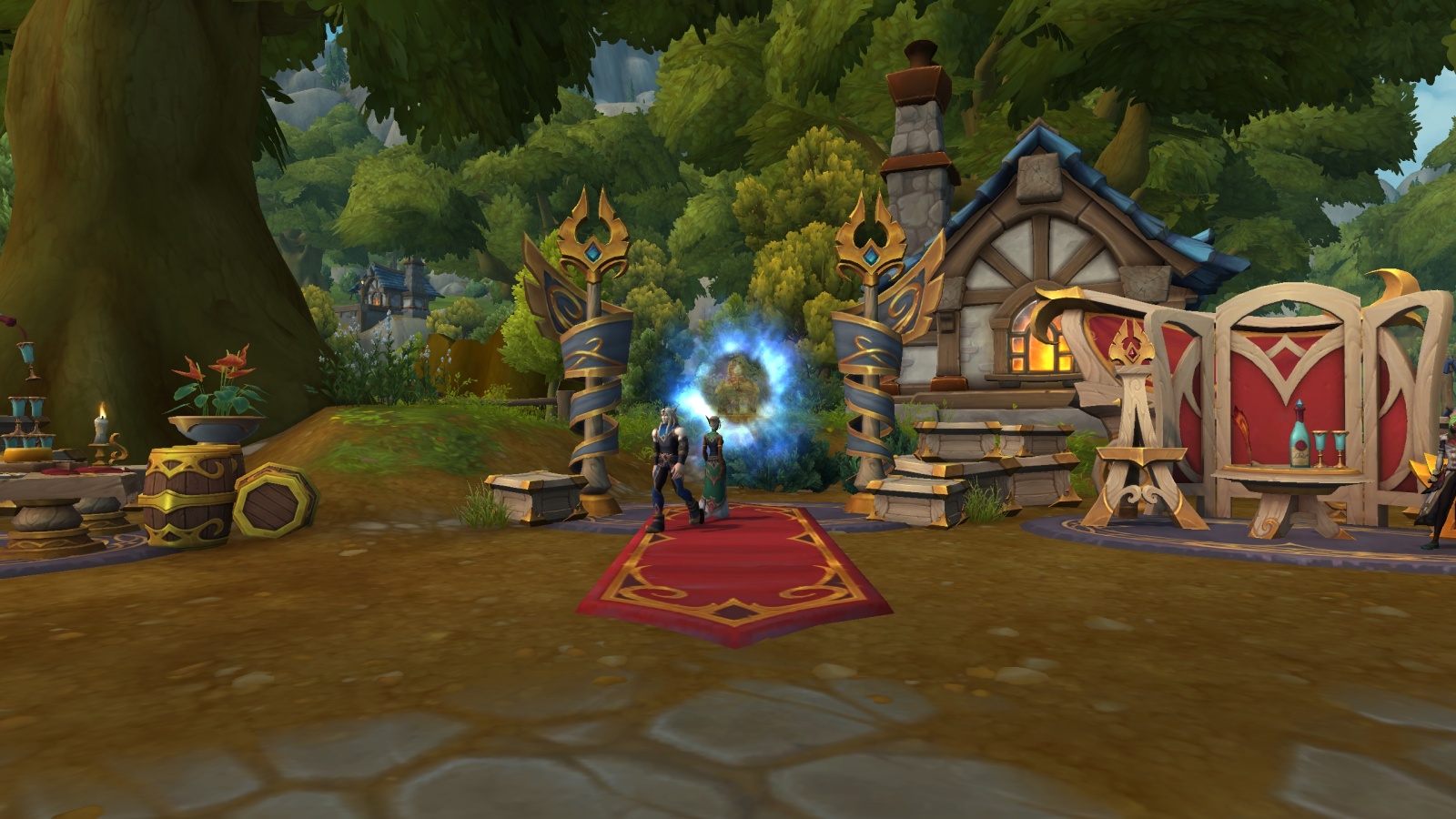 Portal to Silvermoon City from Alliance Neighborhood