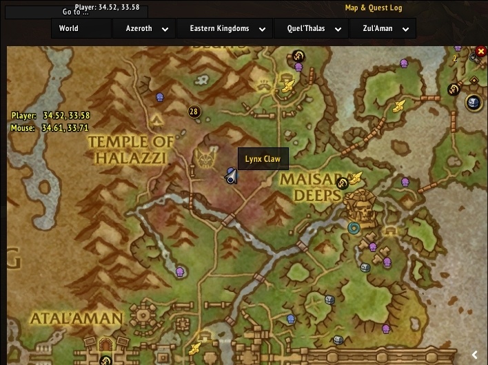 Halazzi's Chosen Map Location