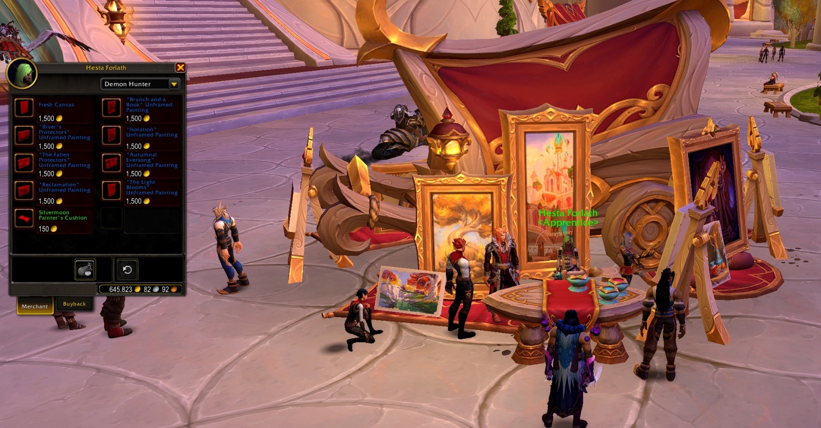 Геста Форлат, торговец картинами