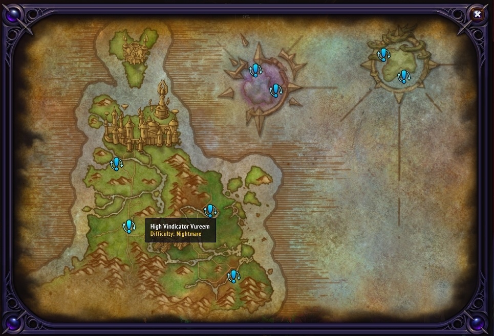 Nighmare Difficulty Prey Map