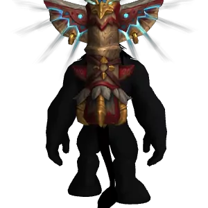 Blue Sunwalker Back Totem